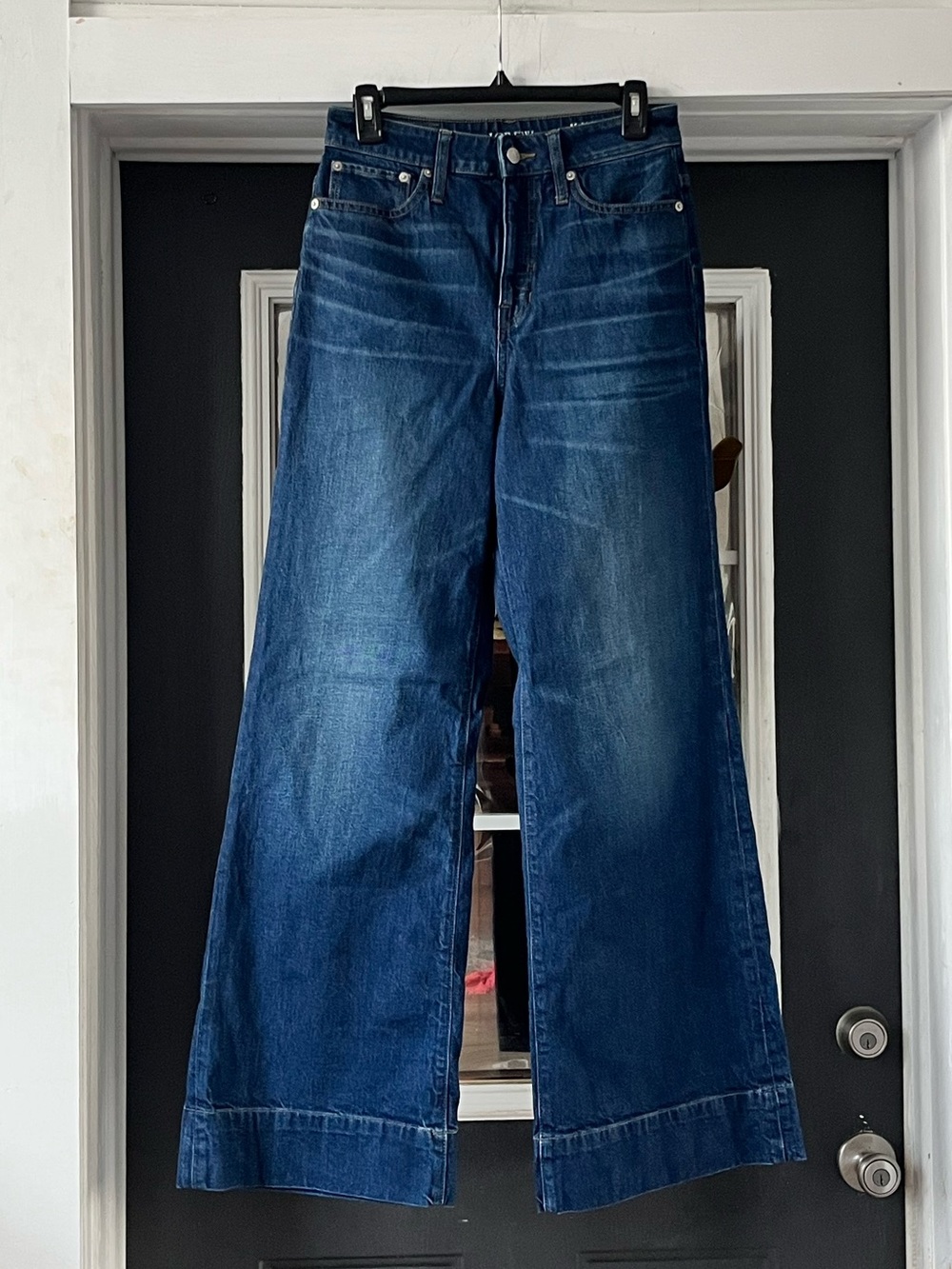 J.Crew Curvy denim trouser in 1996 semi-stretch